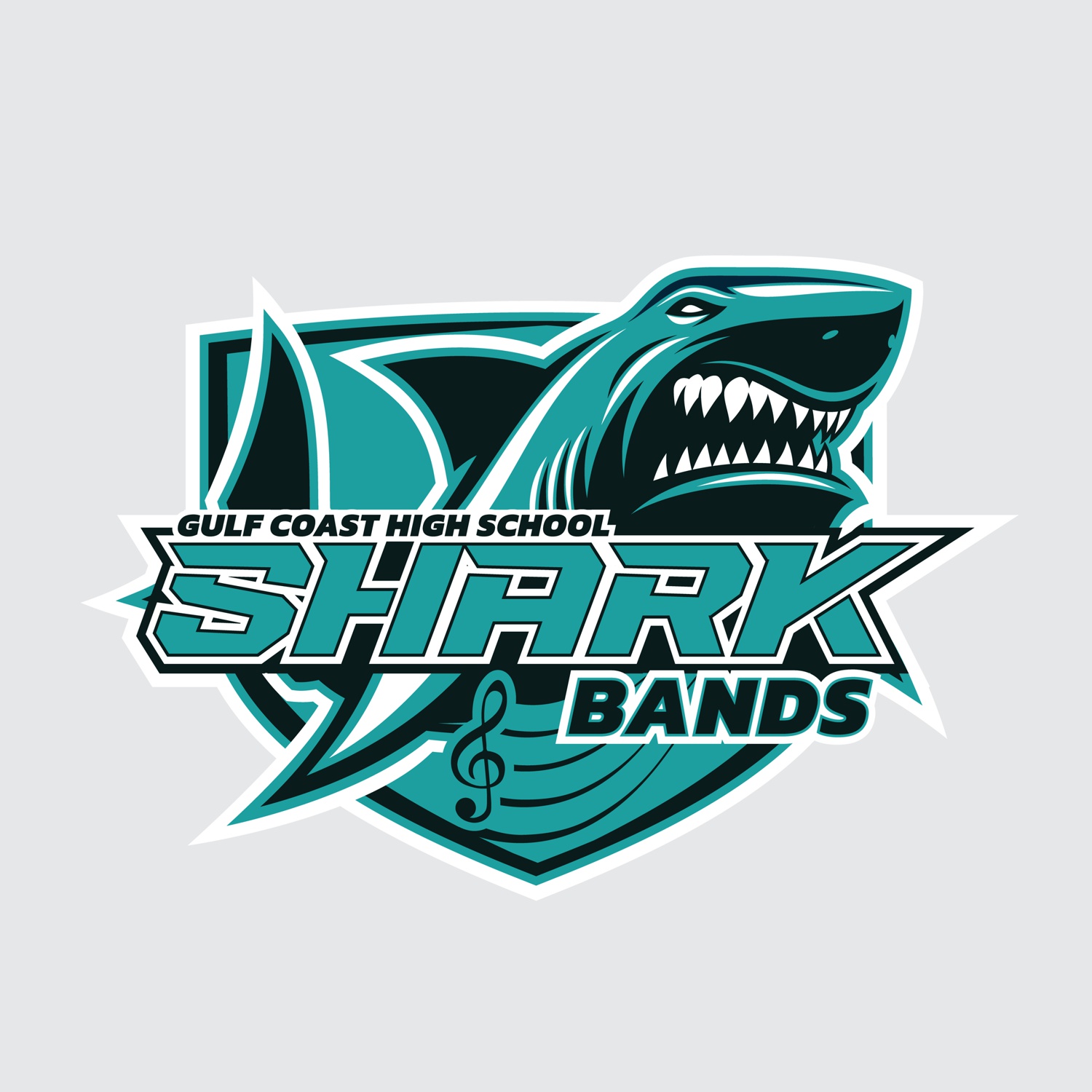 Gulf Coast High School Shark Bands